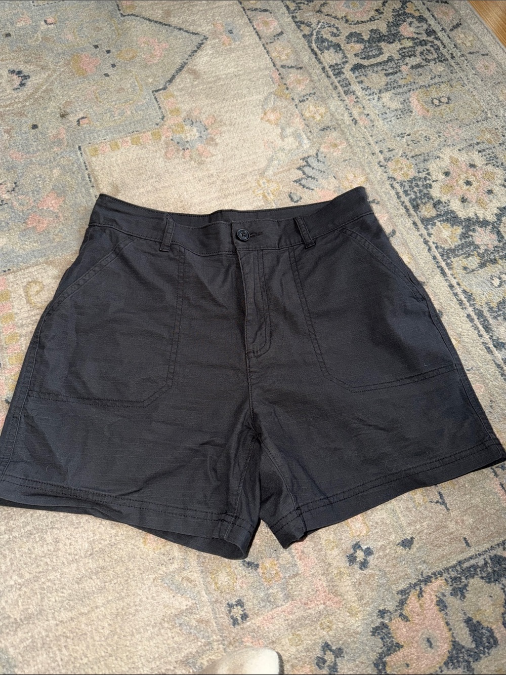 Eddie Bauer Women's. Charcoal gray Cargo Shorts